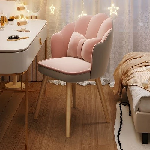 Designer Vanity Chair With Backrest Designer Vanity Chair With Backrest